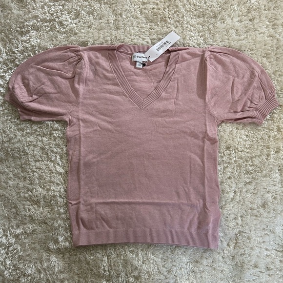 NWT Puff Sleeve Crewneck Sweater - Picture 3 of 3